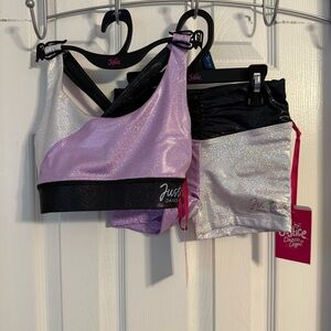 Justice girls dance outfit